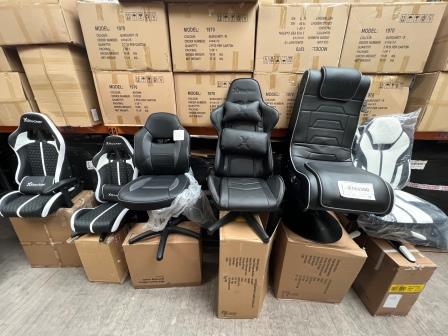 EX CAT HIGH STREET GAMING CHAIRS RETURNS PALLET 6143300