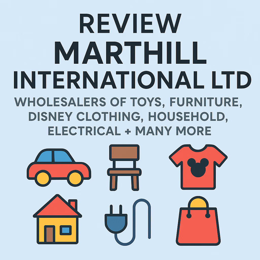 Review Marthill International Ltd Wholesalers Toys, Furniture, Disney Clothing, Household, Electrical